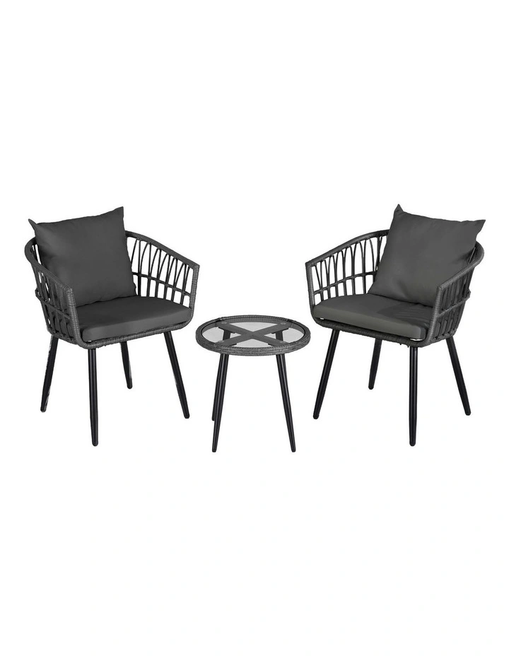 Bistro Lounge Setting in Grey image 1