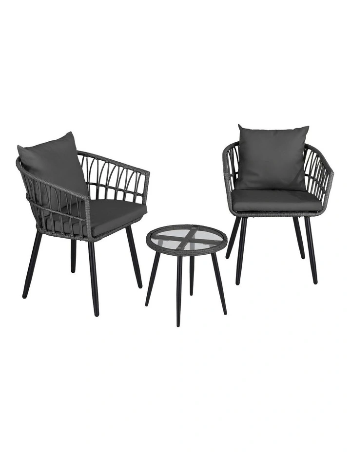 Bistro Lounge Setting in Grey image 2