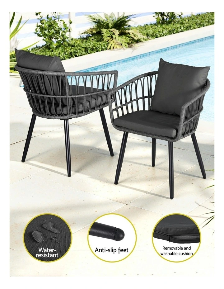 Bistro Lounge Setting in Grey image 6
