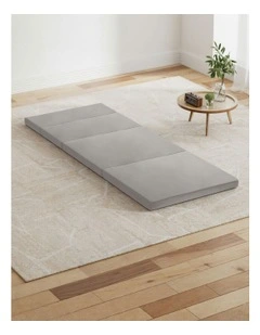 Foldable Mattress Folding Sofa in Grey