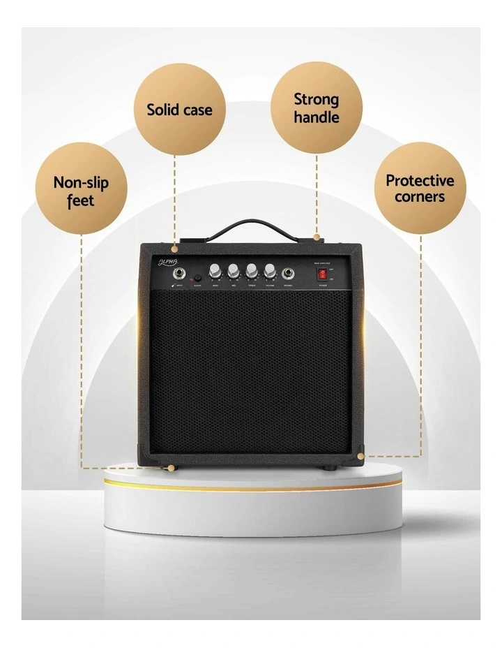 40W Bass Amplifier Portable Guitar image 6
