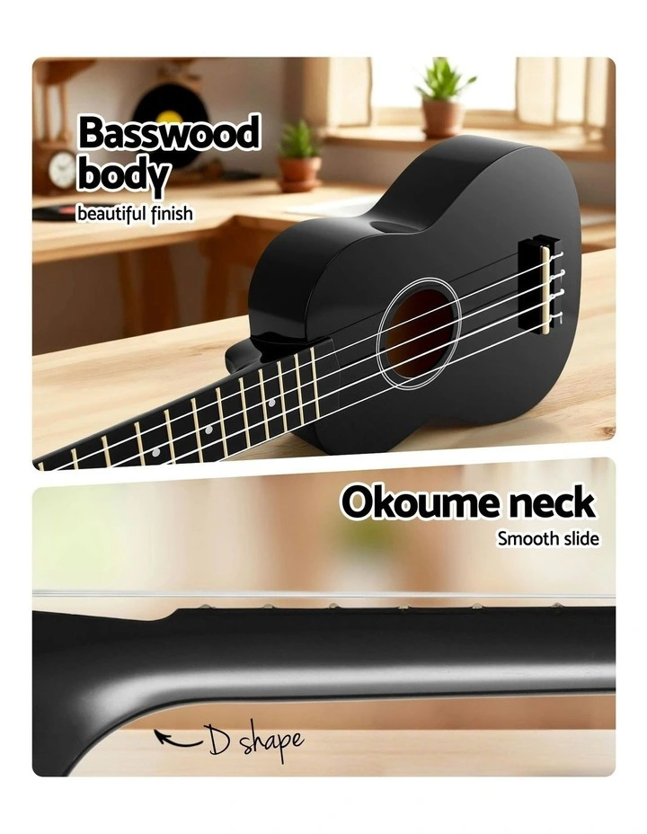 Ukulele 21 Inch Basswood Beginner image 5