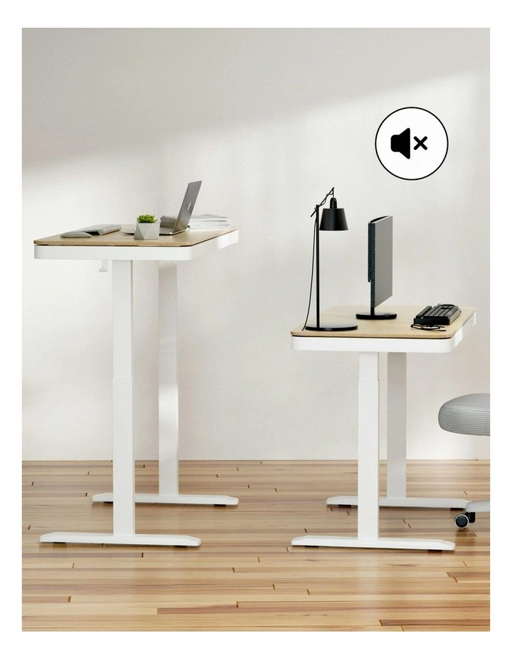 X-Bike with 120cm Automatic Standing Desk in Oak image 7