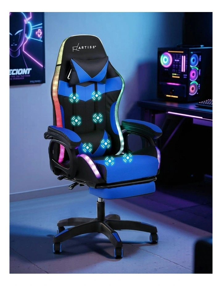 Gaming Chair in Blue image 3