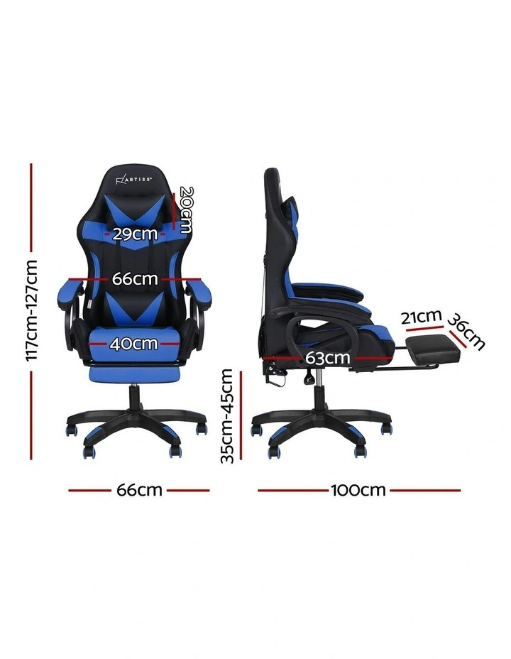Gaming Chair in Blue image 4