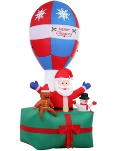 Christmas Inflatable Santa in Ballon 2.8m