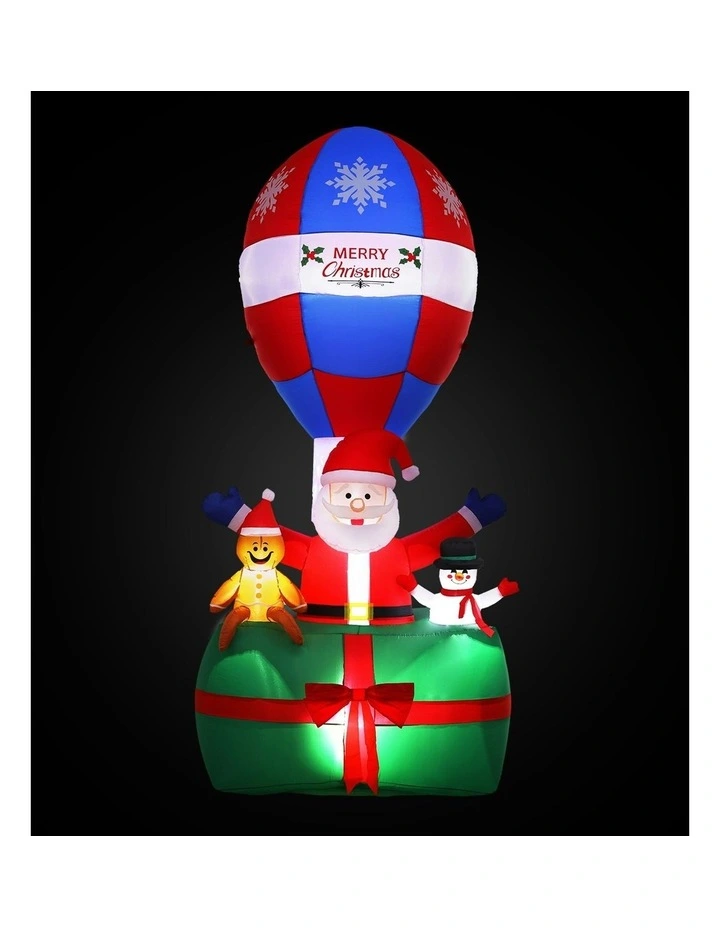 Christmas Inflatable Santa in Ballon 2.8m image 2