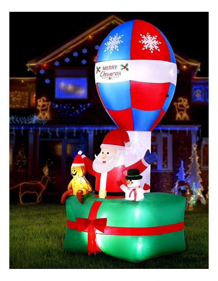 Christmas Inflatable Santa in Ballon 2.8m image 3