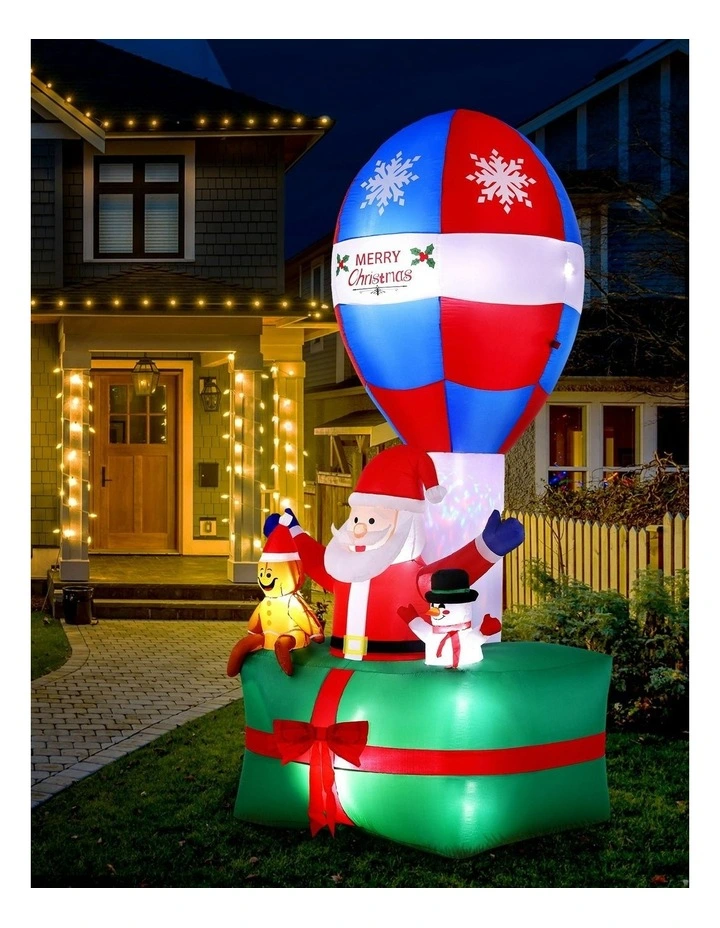 Christmas Inflatable Santa in Ballon 2.8m image 5