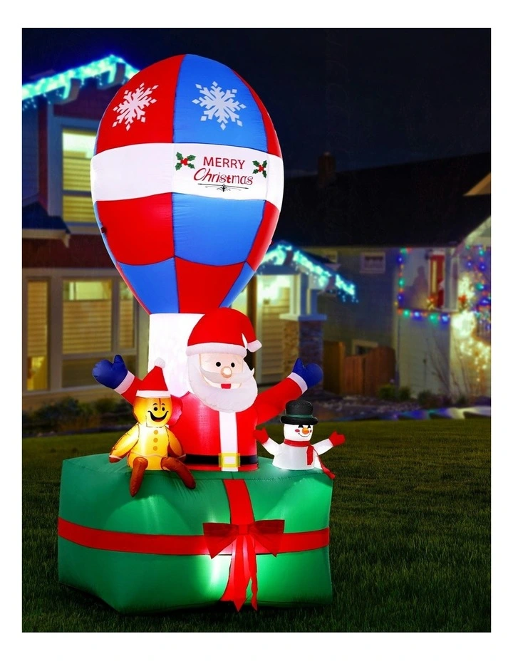 Christmas Inflatable Santa in Ballon 2.8m image 6