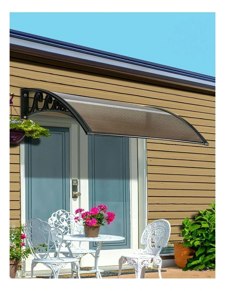 Window Door Awning 0.8mx1m in Brown image 3