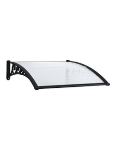 Window Door Awning 0.8mx1m in Transparent