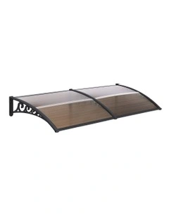 Window Door Awning 0.8mx2m in Brown