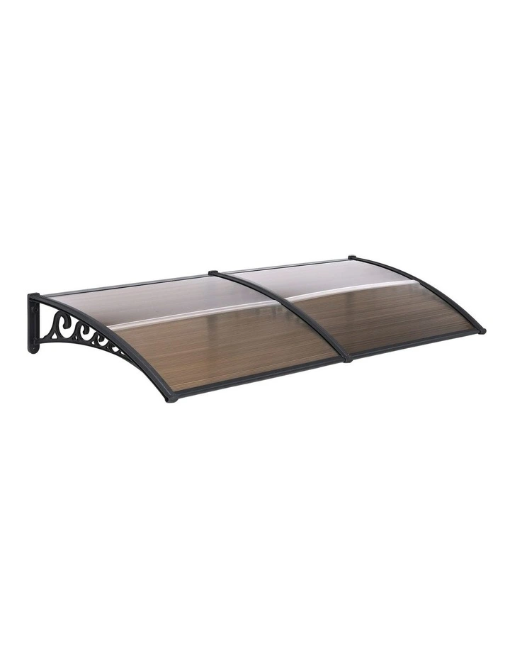 Window Door Awning 0.8mx2m in Brown image 1