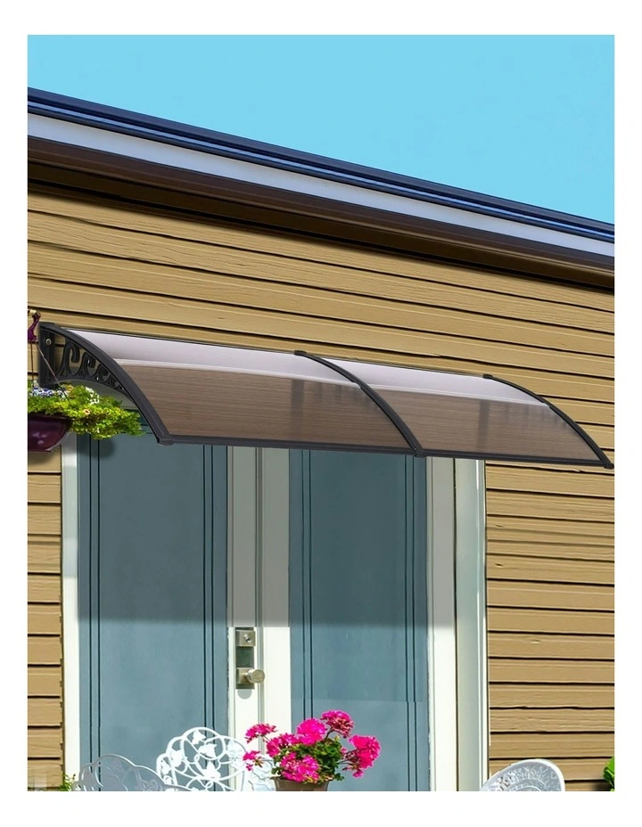 Window Door Awning 0.8mx2m in Brown image 3