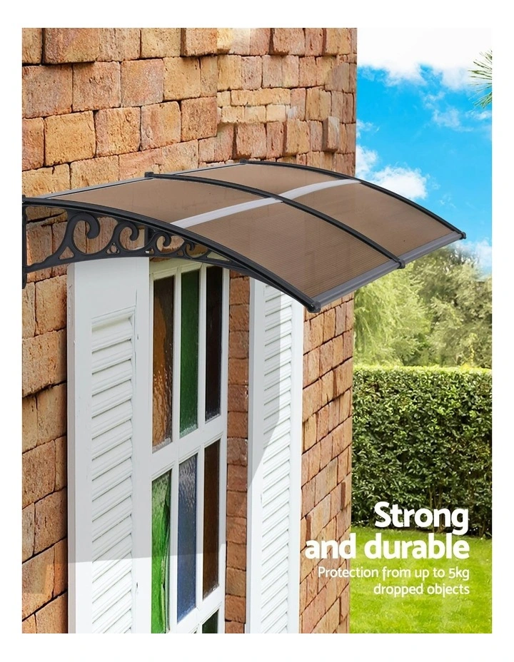 Window Door Awning 0.8mx2m in Brown image 6