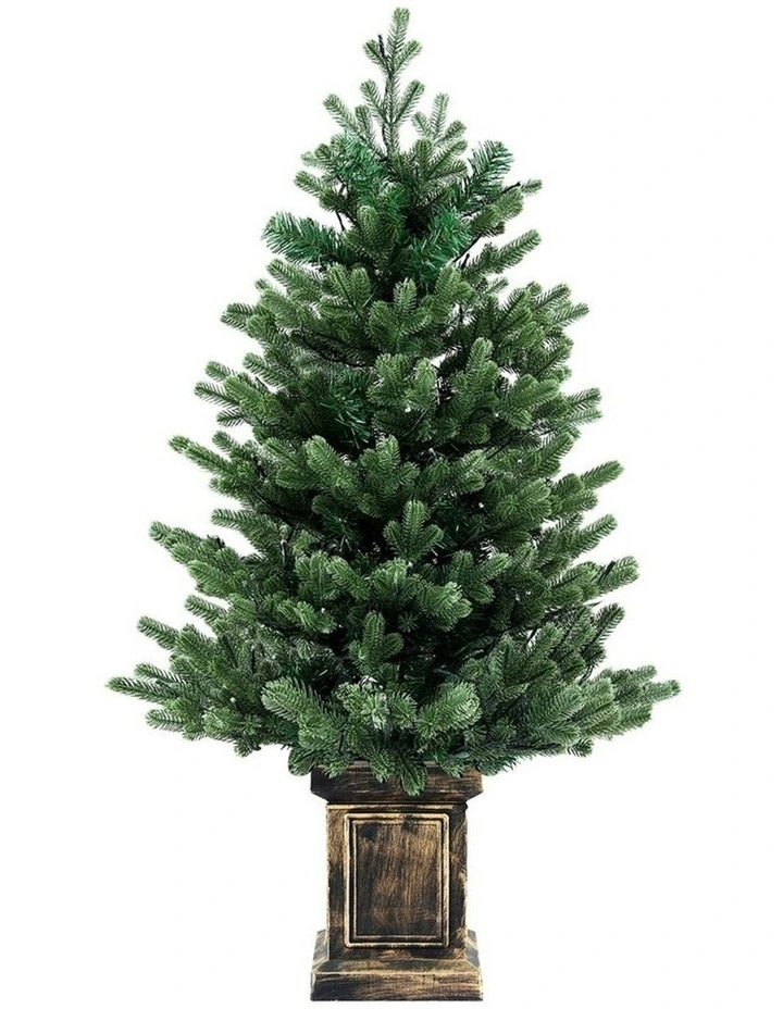 1.2M LED Potted Christmas Tree image 1
