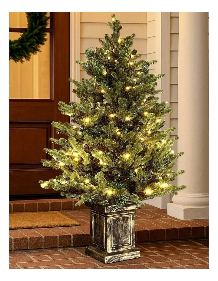 1.2M LED Potted Christmas Tree image 3