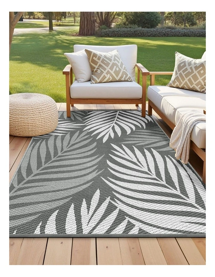 Large Outdoor Rugs 152x244cm in Grey image 3