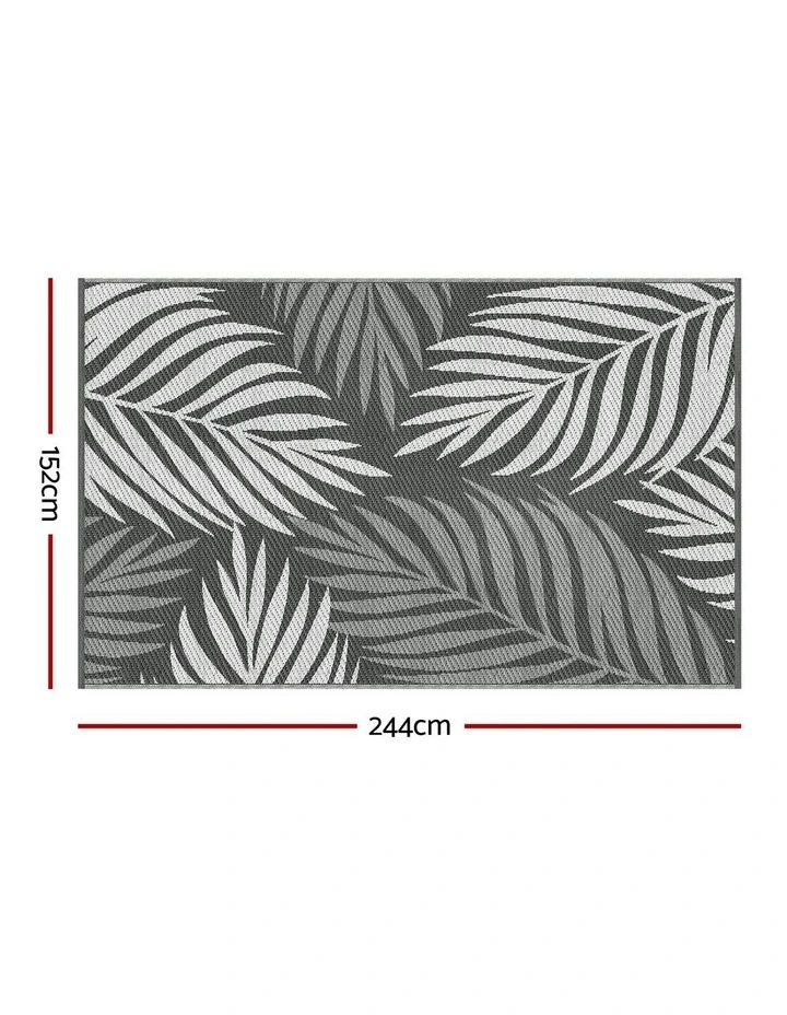 Large Outdoor Rugs 152x244cm in Grey image 4