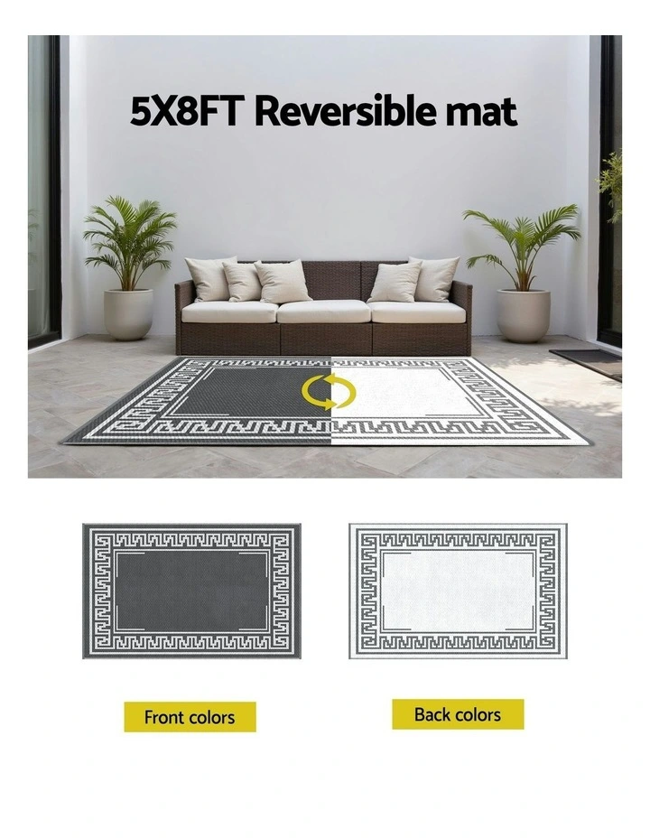 Outdoor Large Rugs 152x244cm in Multi image 6
