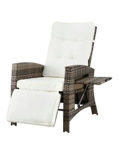 Sun Lounge Outdoor Recliner Chairs in Brown