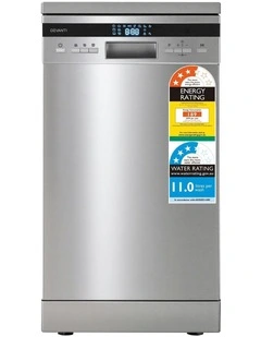 10 Place Settings Freestanding Dishwasher oN Silver