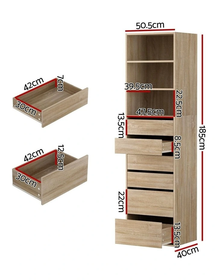 Chest Of 6 Drawers in Pine image 4