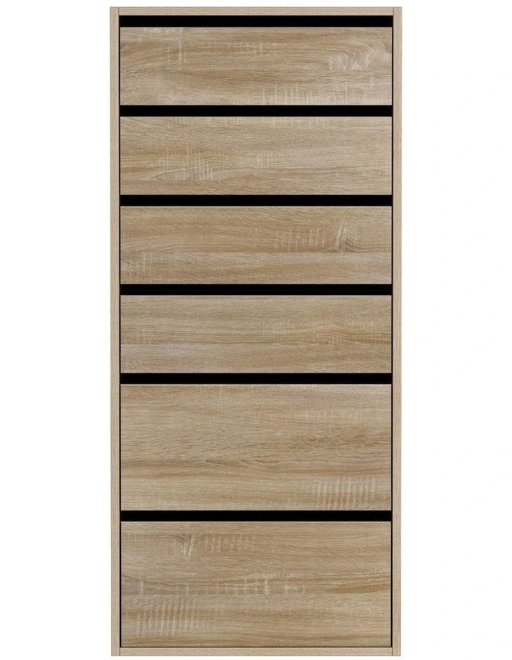 6 Chest Of Drawers Dresser Tallboy in Pine image 2