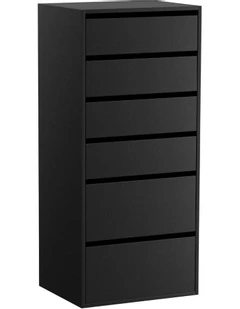 Chest Of Drawers Dresser 6 in Black