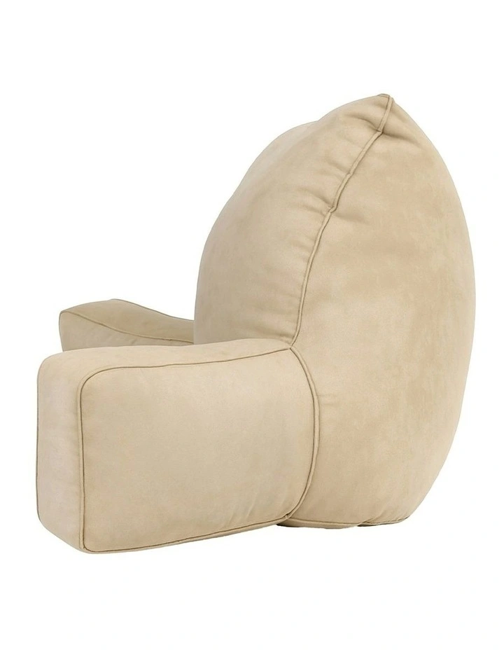 Reading Pillow Back Rest Lumbar Support Cushion in Oatmeal image 2