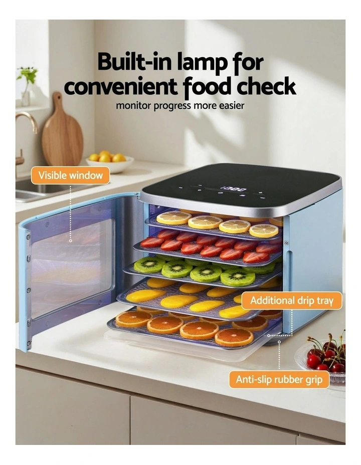 Food Dehydrator Mini Fruit Dryer Set Of 5 Trays in Multi image 6