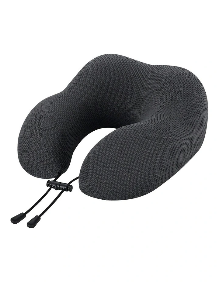 Travel Neck Pillow Car Cushion in Black image 1