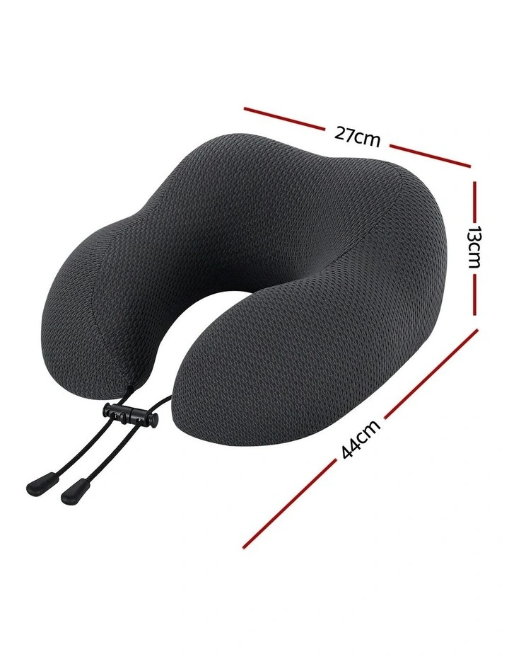 Travel Neck Pillow Car Cushion in Black image 4