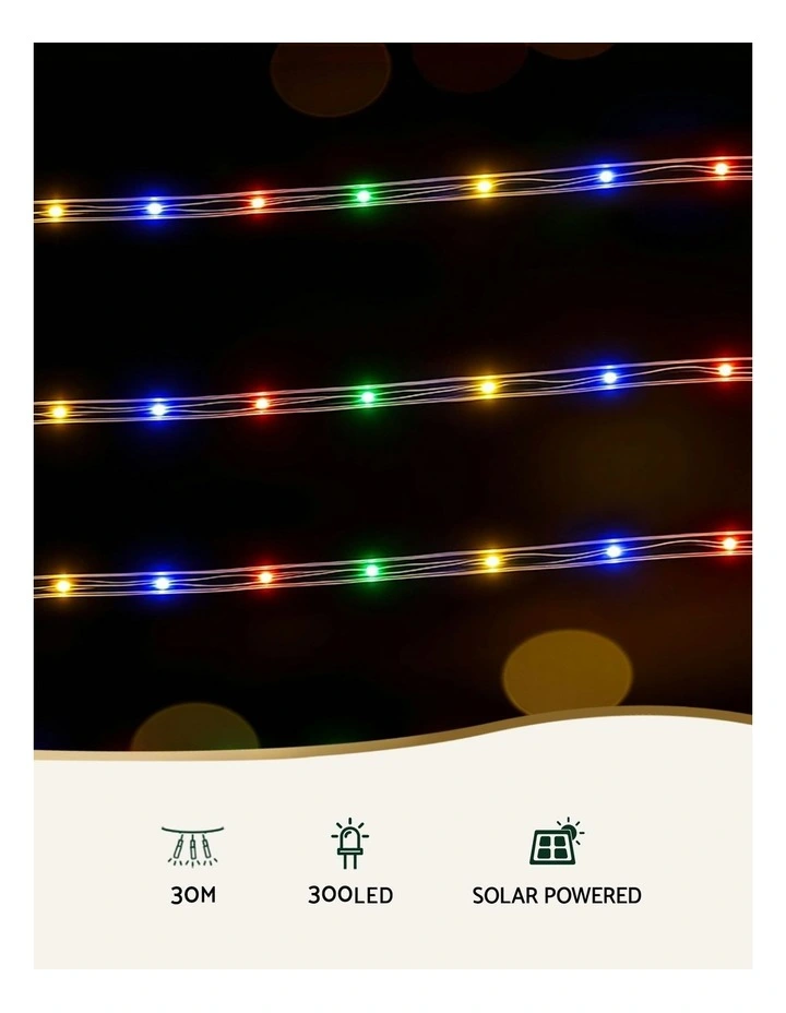 String Rope Christmas Lights in Multi image 5