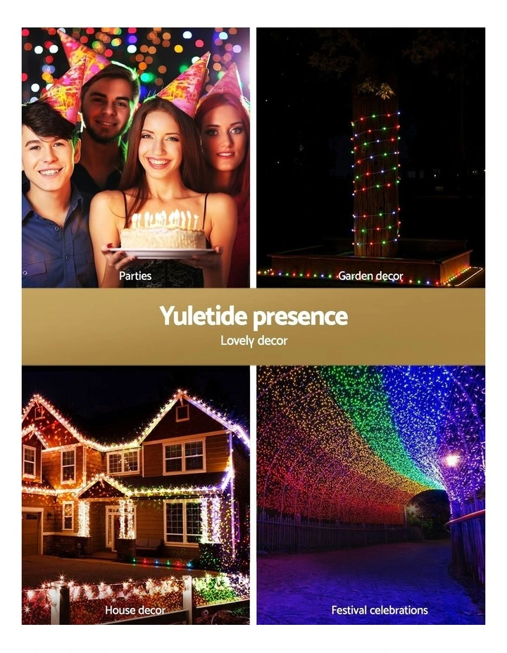 String Rope Christmas Lights in Multi image 6