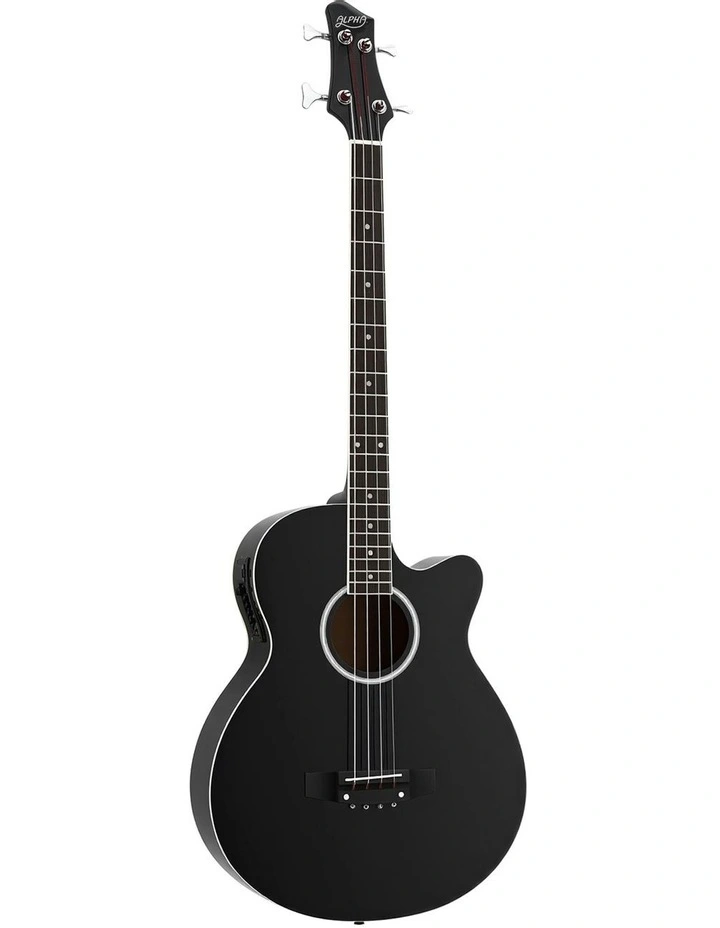 Acoustic Bass Guitar 43- Inch in Black image 1
