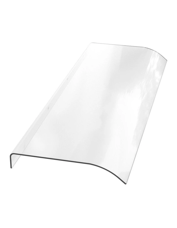 Window Door Awning 0.4mx1m in Clear image 1