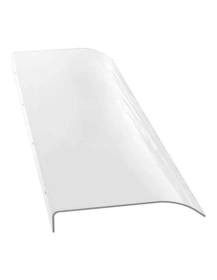 Window Door Awning 0.4mx1m in Clear image 2