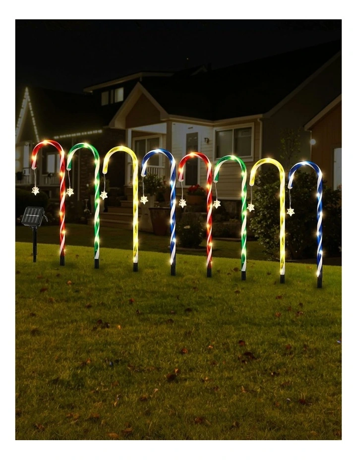 LED Christmas Lights 8 Pieces in Multi image 5