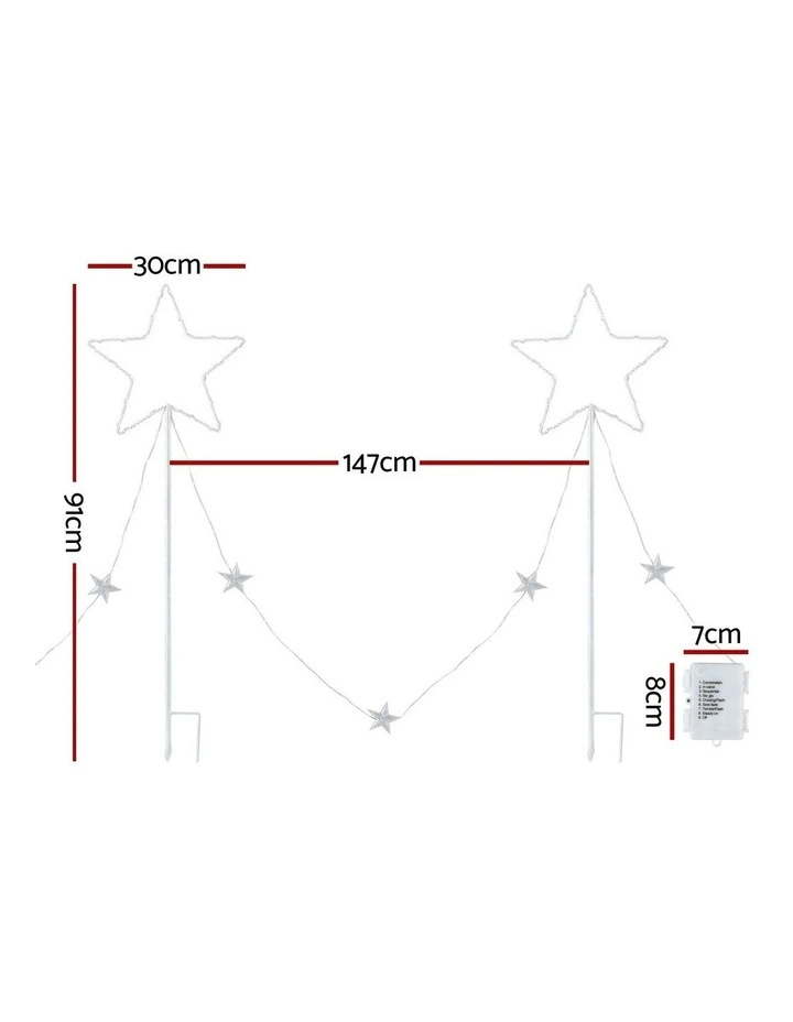 Christmas Lights 4 Pieces in White image 4