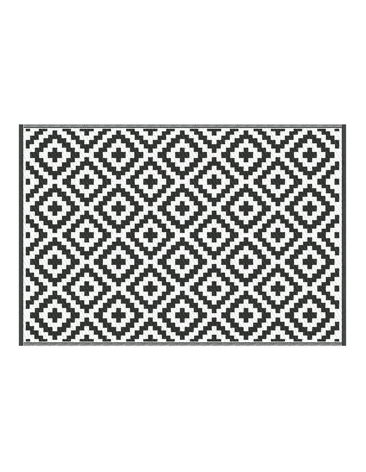 Large Carpet Reversible Area Mat PP Dual-Sided Outdoor Rugs 120x180cm in Multi image 2