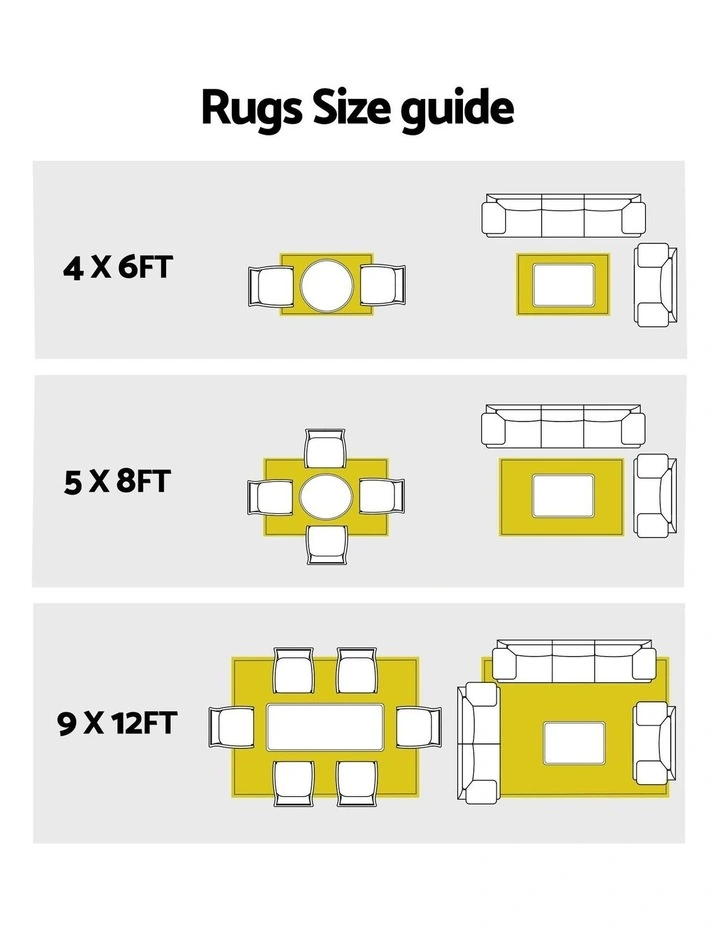 Large Carpet Reversible Area Mat PP Dual-Sided Outdoor Rugs 120x180cm in Multi image 6