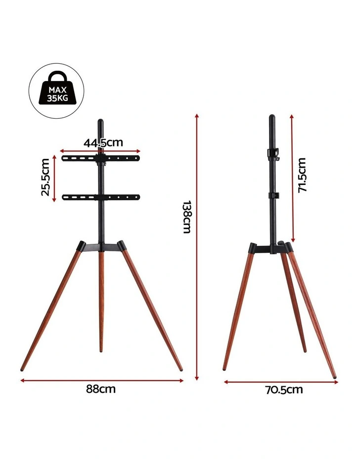 LED LCD TV Stand 32-65 inch in Black image 4