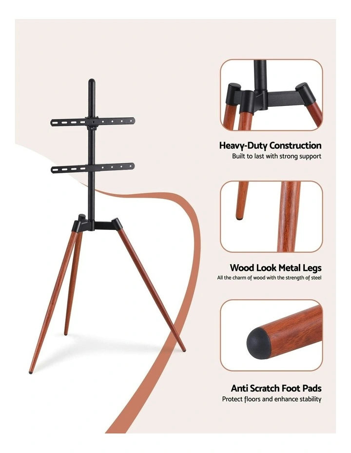 LED LCD TV Stand 32-65 inch in Black image 7
