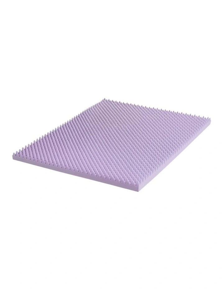 5cm Memory Foam King Mattress Topper in Lavender image 1