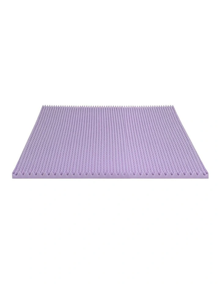 5cm Memory Foam King Mattress Topper in Lavender image 2