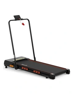 Auto Incline Foldable Electric Treadmill in Black