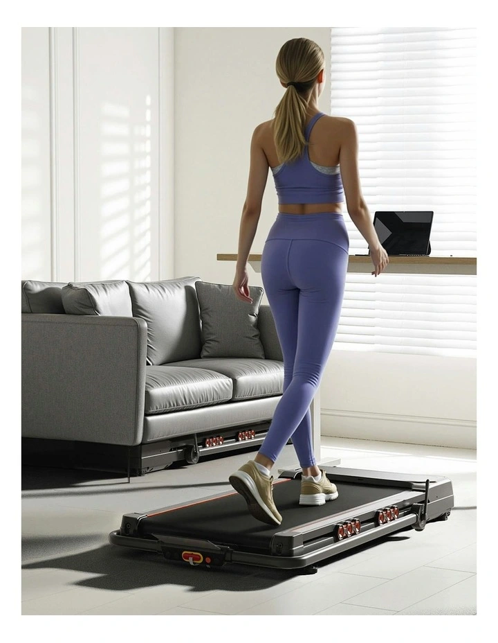 Auto Incline Foldable Electric Treadmill in Black image 6