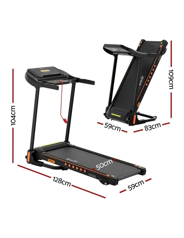 Electric Treadmill 390mm in Black image 4